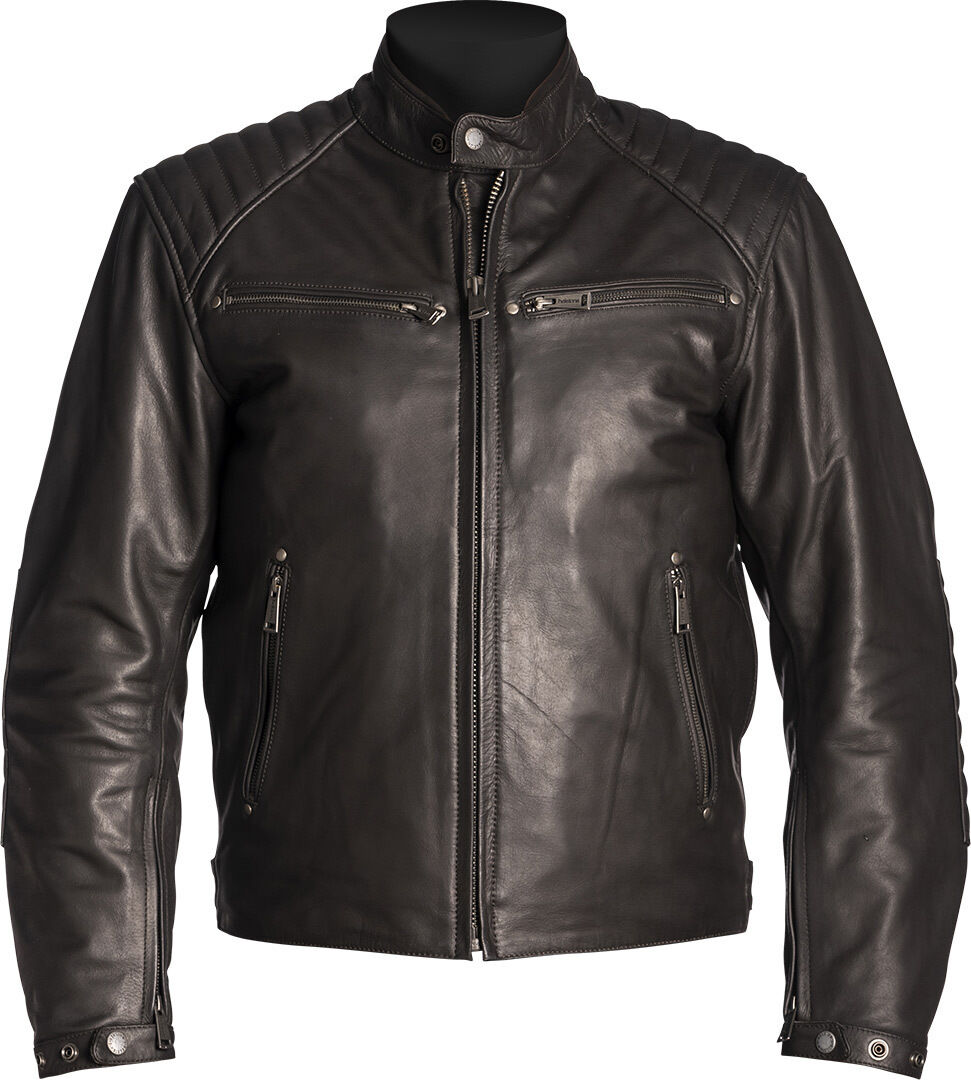 Helstons Rocket Motorcycle Leather Jacket  - Brown