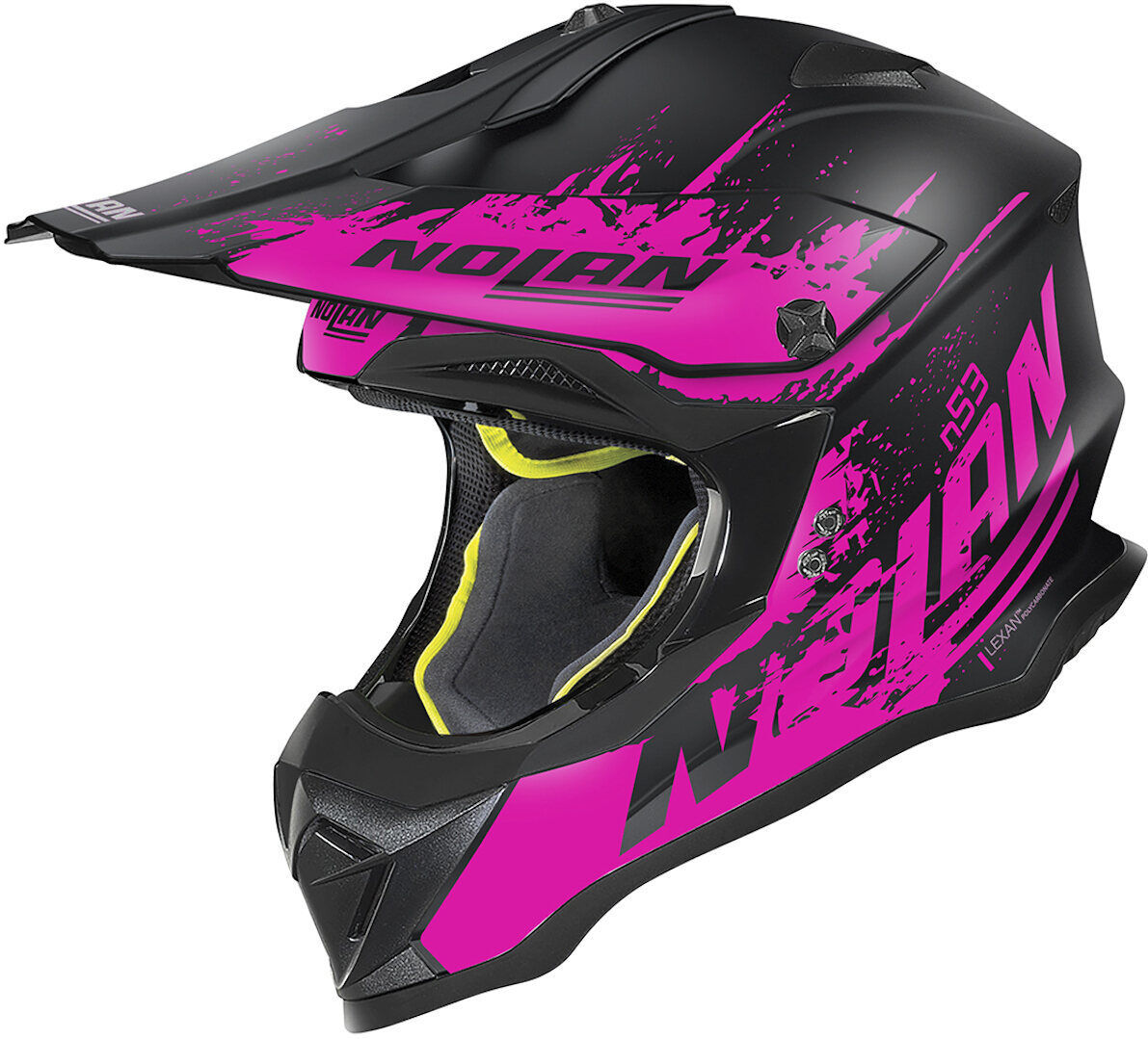 Nolan N53 Savannah Motocross Helmet  - Black Pink