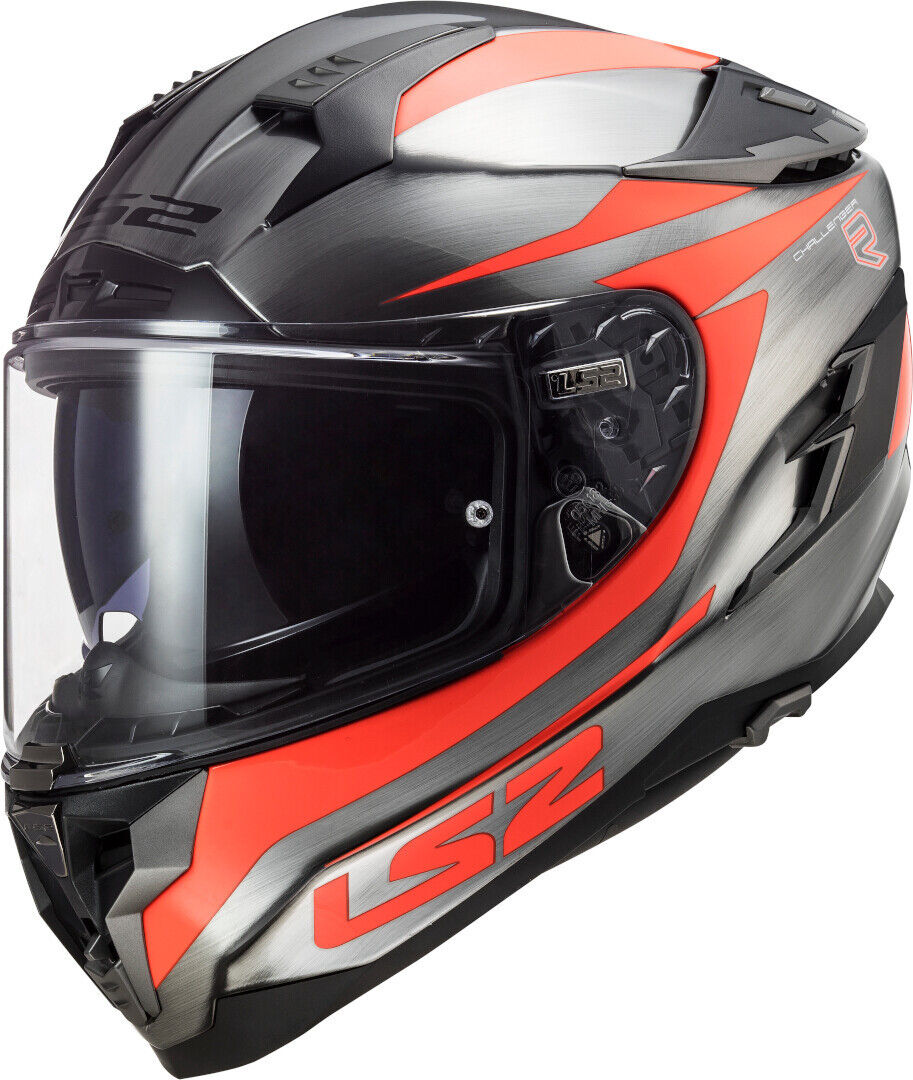 Ls2 Ff327 Challenger Cannon Helmet  - Silver