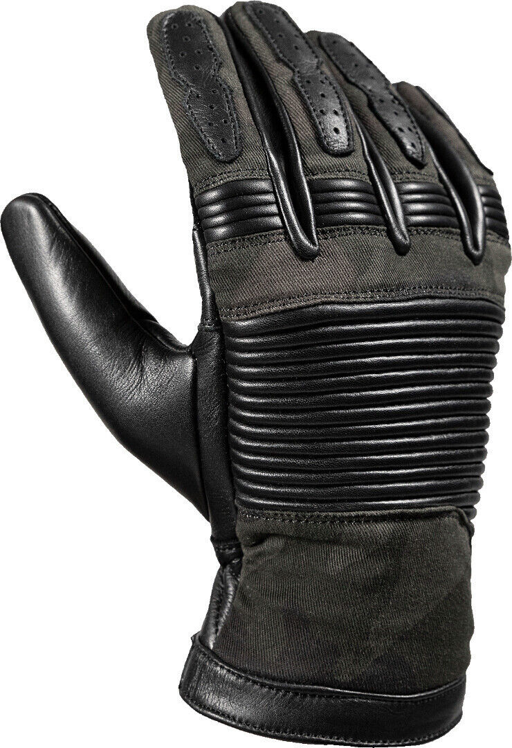 John Doe Durango Motorcycle Gloves  - Black Green Multicolored
