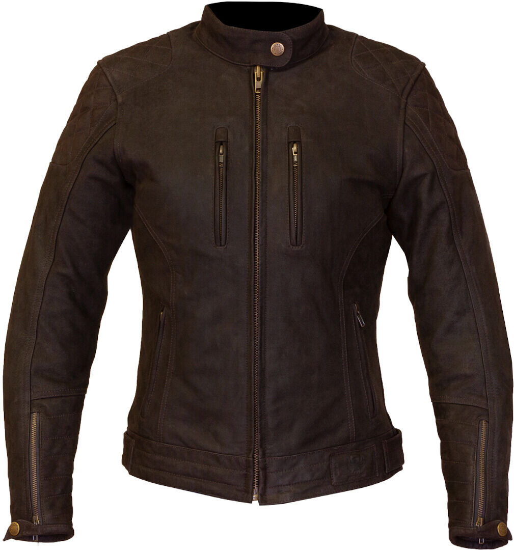 Merlin Mia Ladies Motorcycle Leather Jacket  - Brown