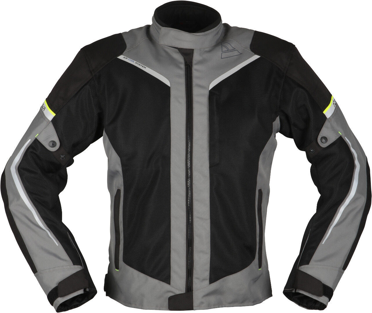 Modeka Mikka Air Motorcycle Textile Jacket  - Black Grey