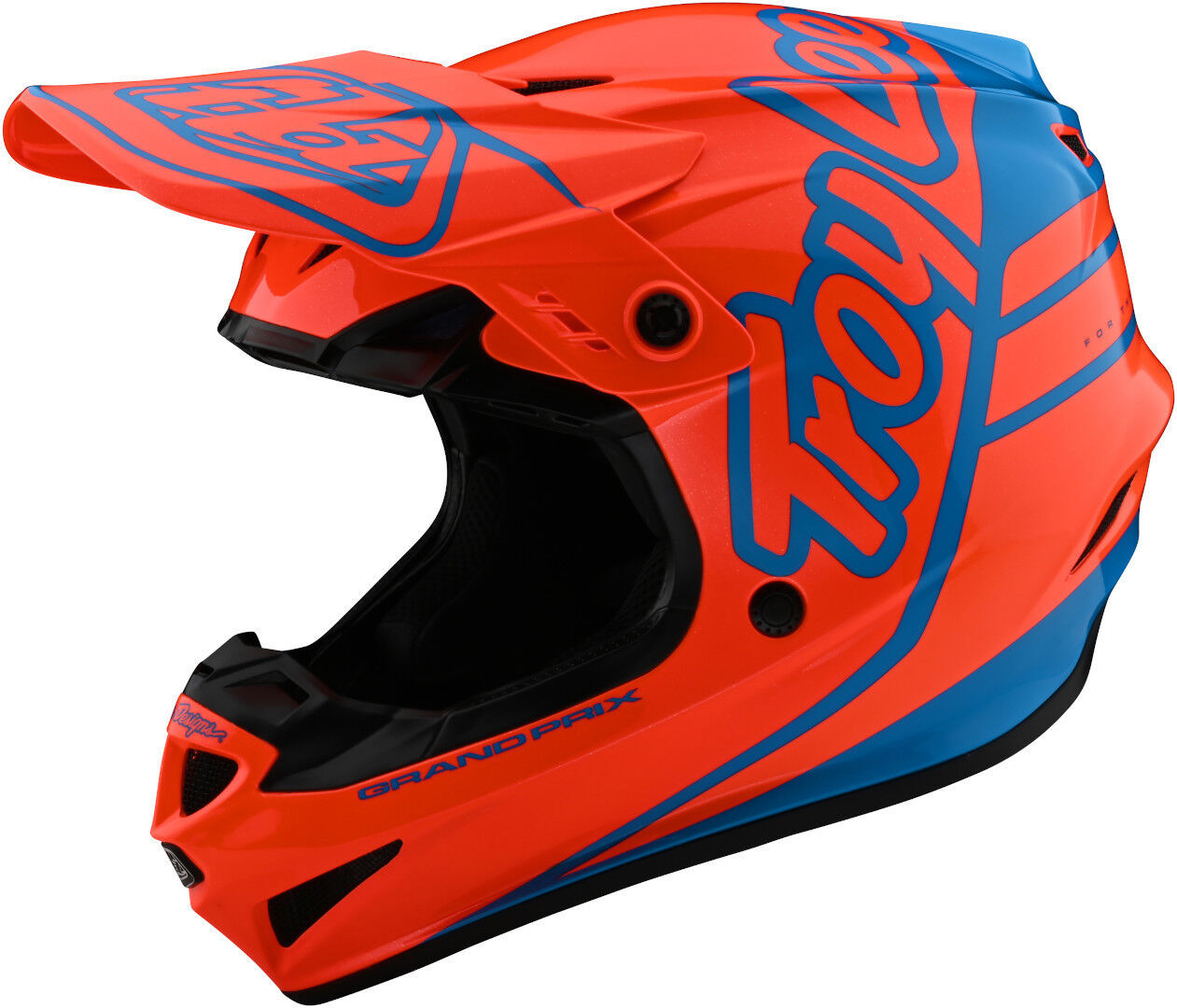 Lee Troy Lee Designs Gp Silhouette Motocross Helmet  - Blue Orange