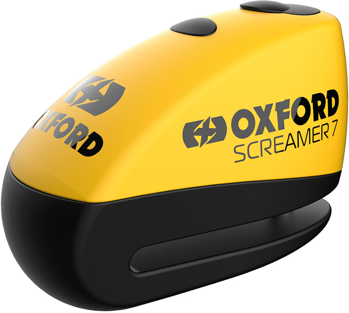 Oxford Screamer 7 Alarm Disc Lock  - Yellow