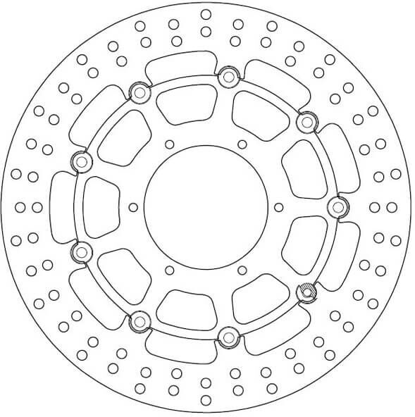 Ferodo Brake Disc Fmd0140 Rx