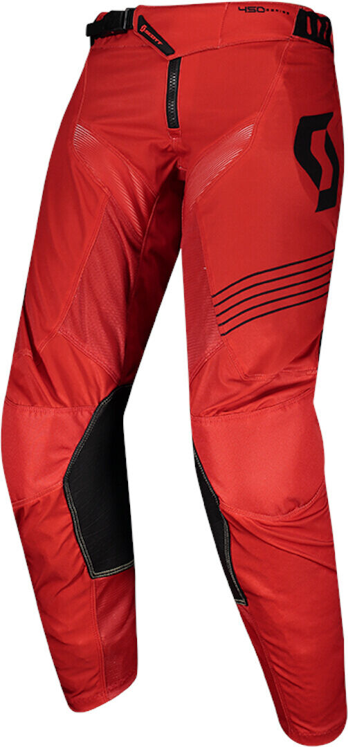 Scott 450 Angled Motocross Pants  - Black Red