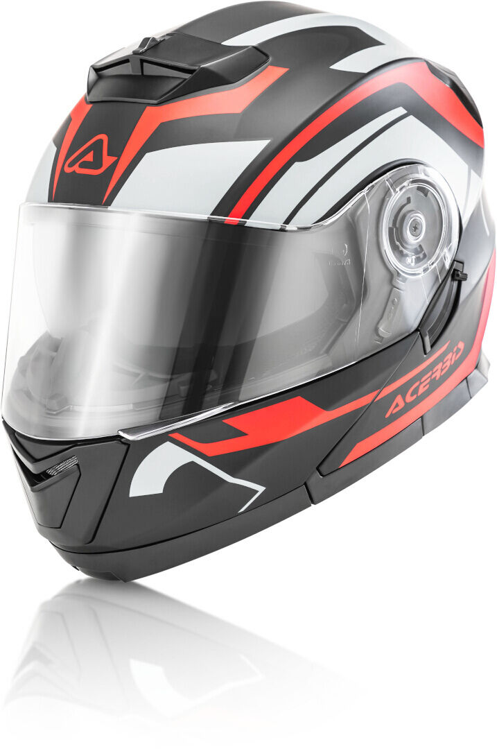 Acerbis Serel Graphics Helmet  - Black Red