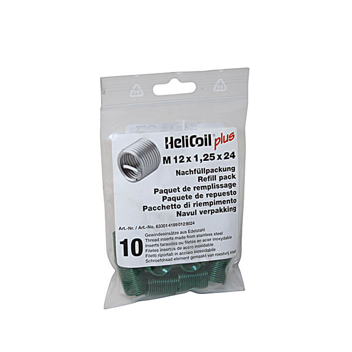 Helicoil Refill Pack Plus Thread Inserts M 12