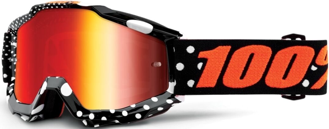 100% Accuri Extra Gaspard Motocross Goggles  - Black Orange