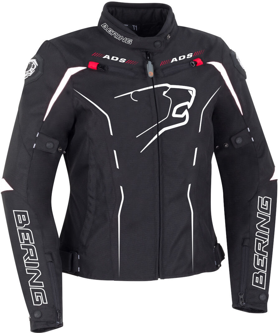 Bering Kaloway Ladies Motorcycle Textile Jacket  - Black White