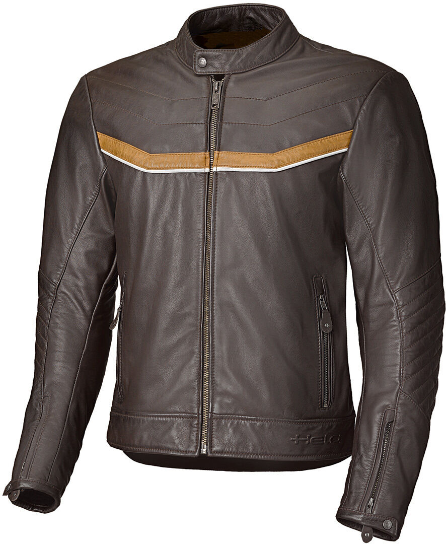 Held Heyden Motorcycle Leather Jacket  - Brown Beige