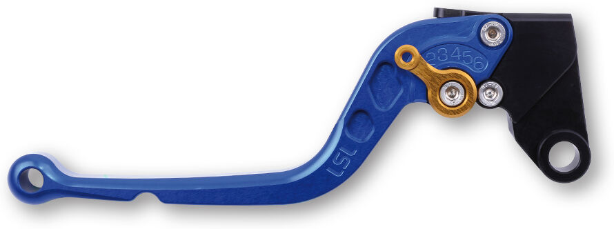 Lsl Brake Lever Classic R33, Blue/gold, Long  - Gold