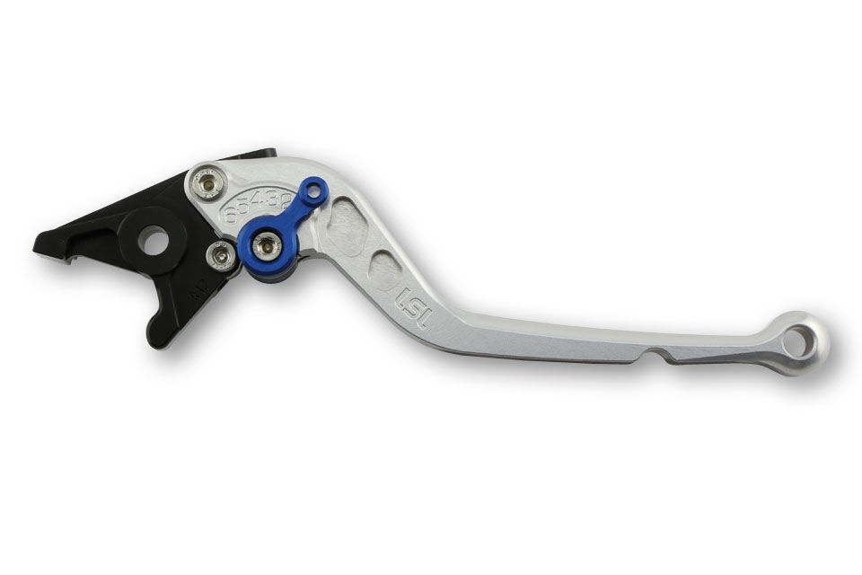 Lsl Brake Lever Classic R48r, Silver/blue, Long  - Blue