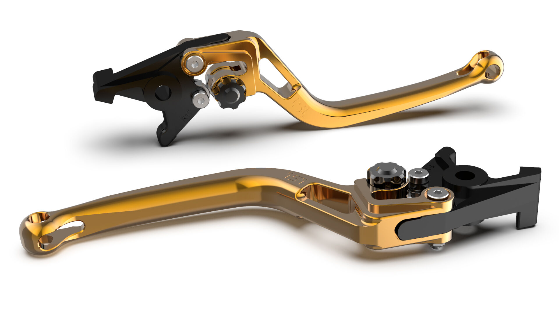 Lsl Clutch Lever Bow L15, Gold/black  - Black