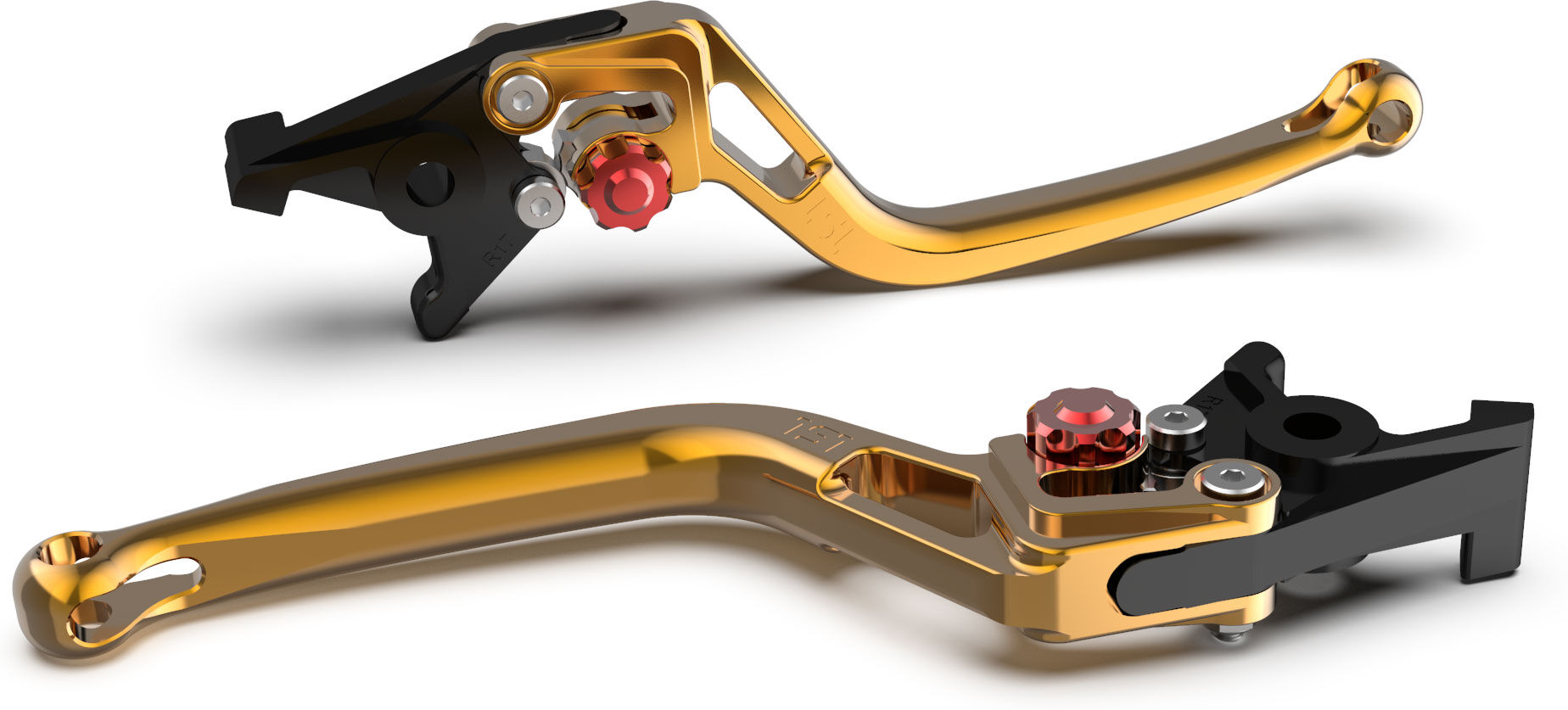 Lsl Clutch Lever Bow L22r, Gold/red  - Red