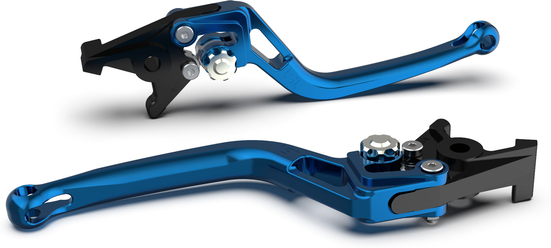 Lsl Clutch Lever Bow L45r, Blue/silver  - Silver