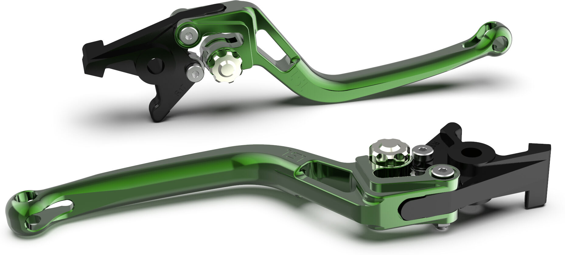 Lsl Clutch Lever Bow L48r, Green/silver  - Silver