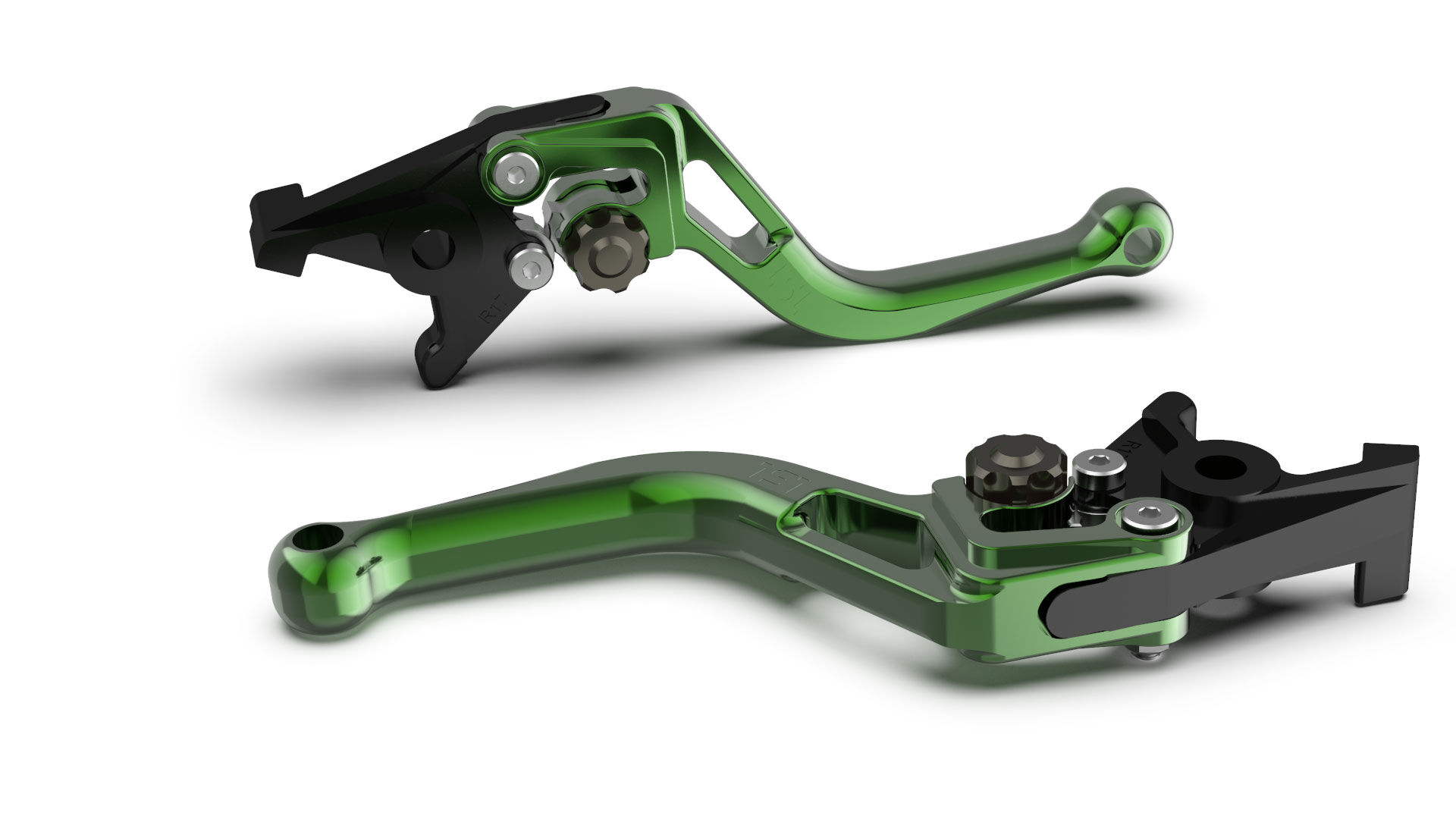 Lsl Clutch Lever Bow L20, Short, Green/anthracite  - Black Grey