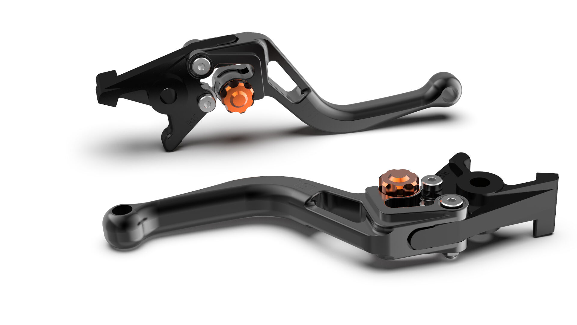 Lsl Clutch Lever Bow L24, Short, Black/orange  - Orange