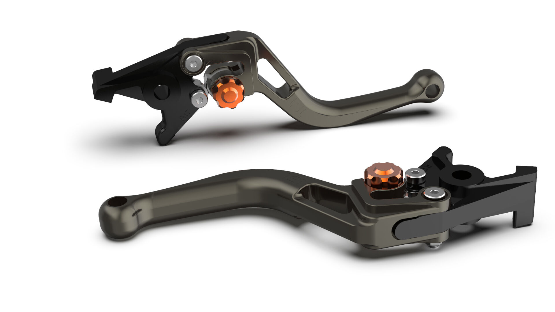 Lsl Clutch Lever Bow L35r, Short, Anthracite/orange  - Orange