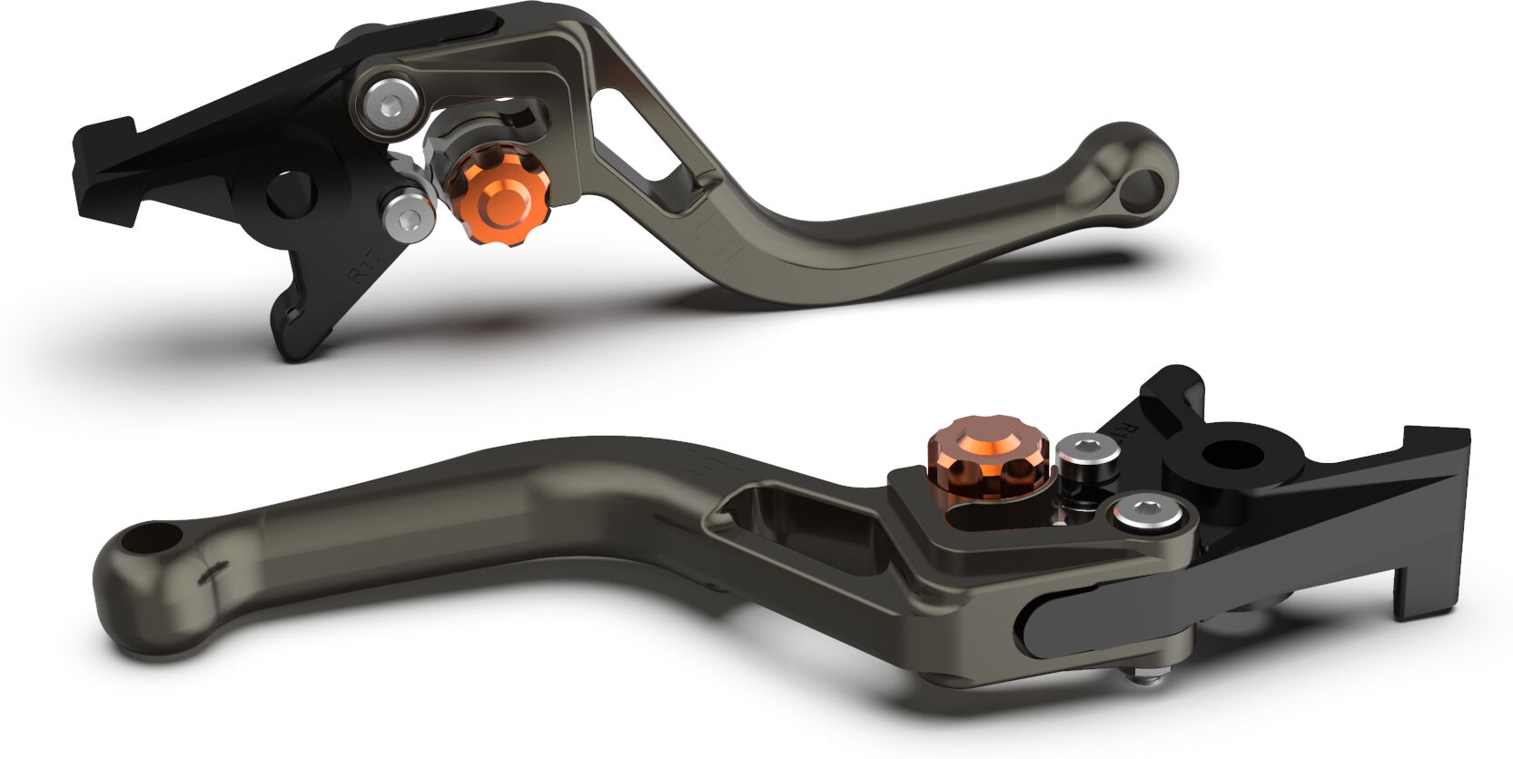 Lsl Clutch Lever Bow L55r, Short, Anthracite/orange  - Orange