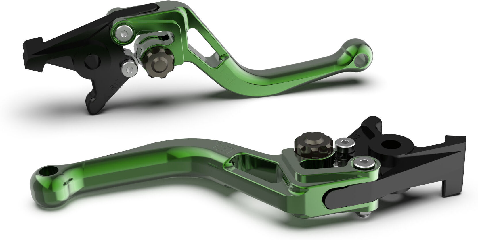 Lsl Brake Lever Bow R18r, Short, Green/anthracite  - Black Grey