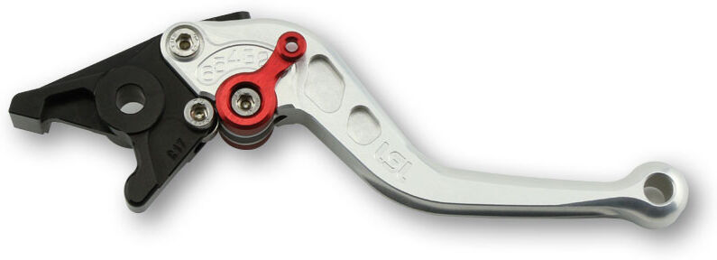 Lsl Clutch Lever Classic L25r, Silver/red, Short  - Red