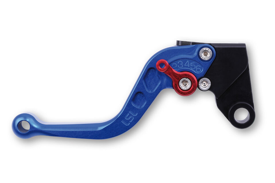 Lsl Clutch Lever Classic L29, Blue/red, Short  - Red