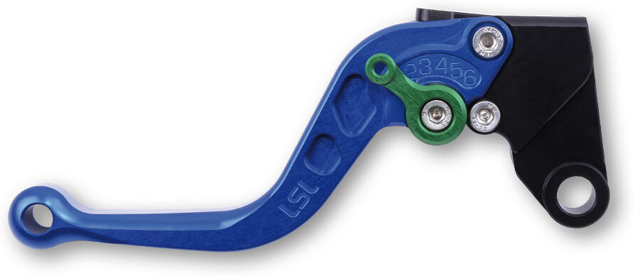 Lsl Brake Lever Classic R20, Blue/green, Short  - Green