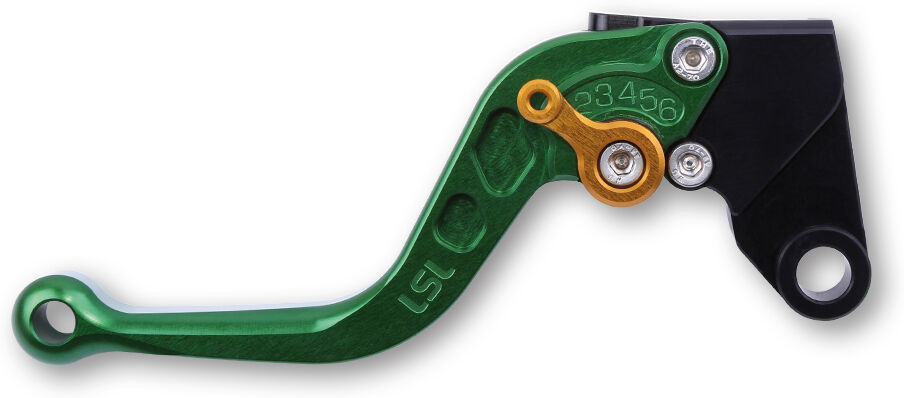 Lsl Brake Lever Classic R31, Green/gold, Short  - Gold