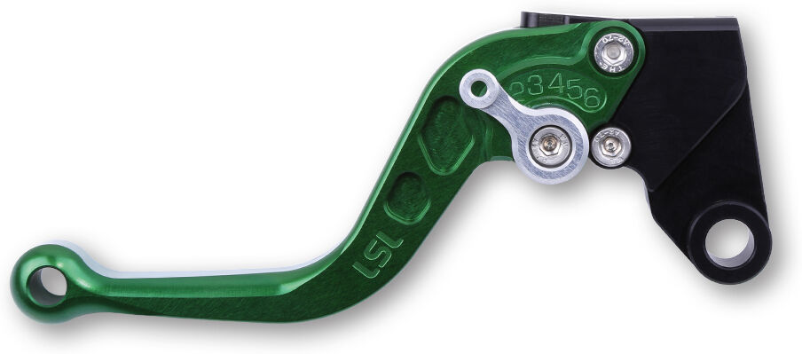 Lsl Brake Lever Classic R32, Green/silver, Short  - Silver