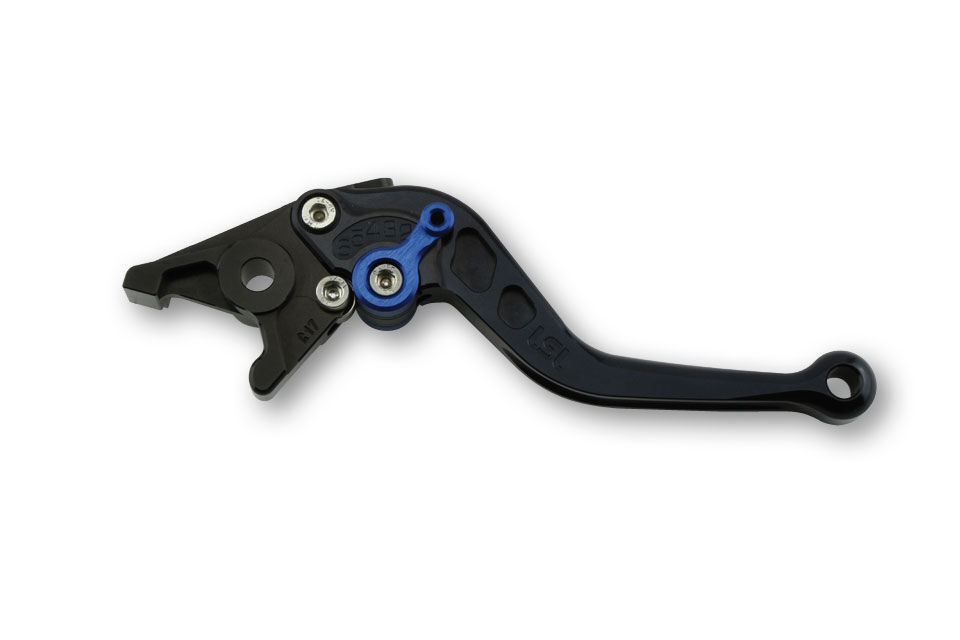 Lsl Brake Lever Classic R35r, Black/blue, Short  - Blue