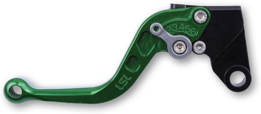 Lsl Brake Lever Classic R45, Green/anthracite, Short  - Black Grey