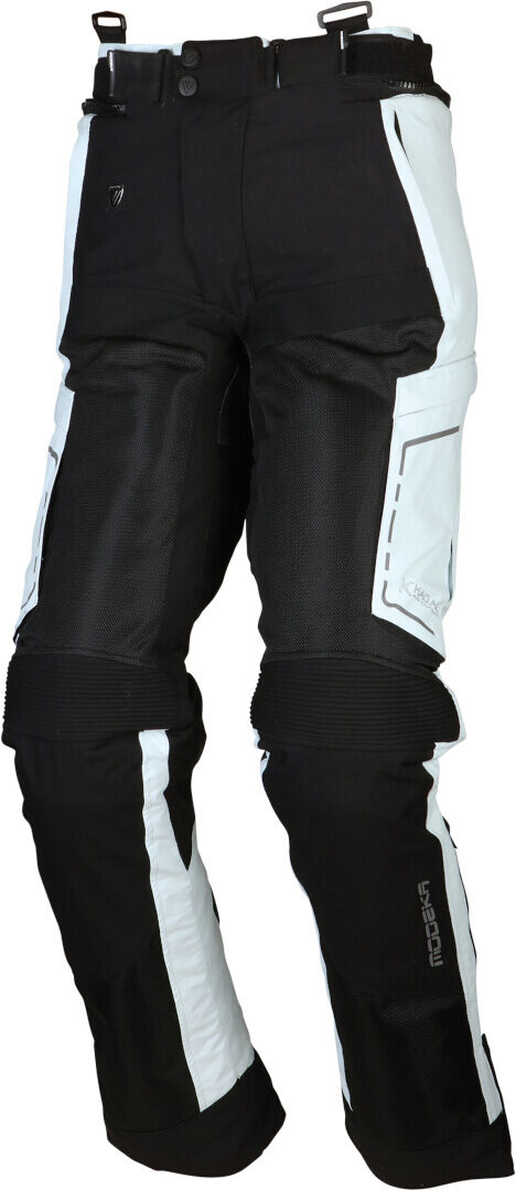 Modeka Khao Air Motorcycle Textile Pants  - Black Grey