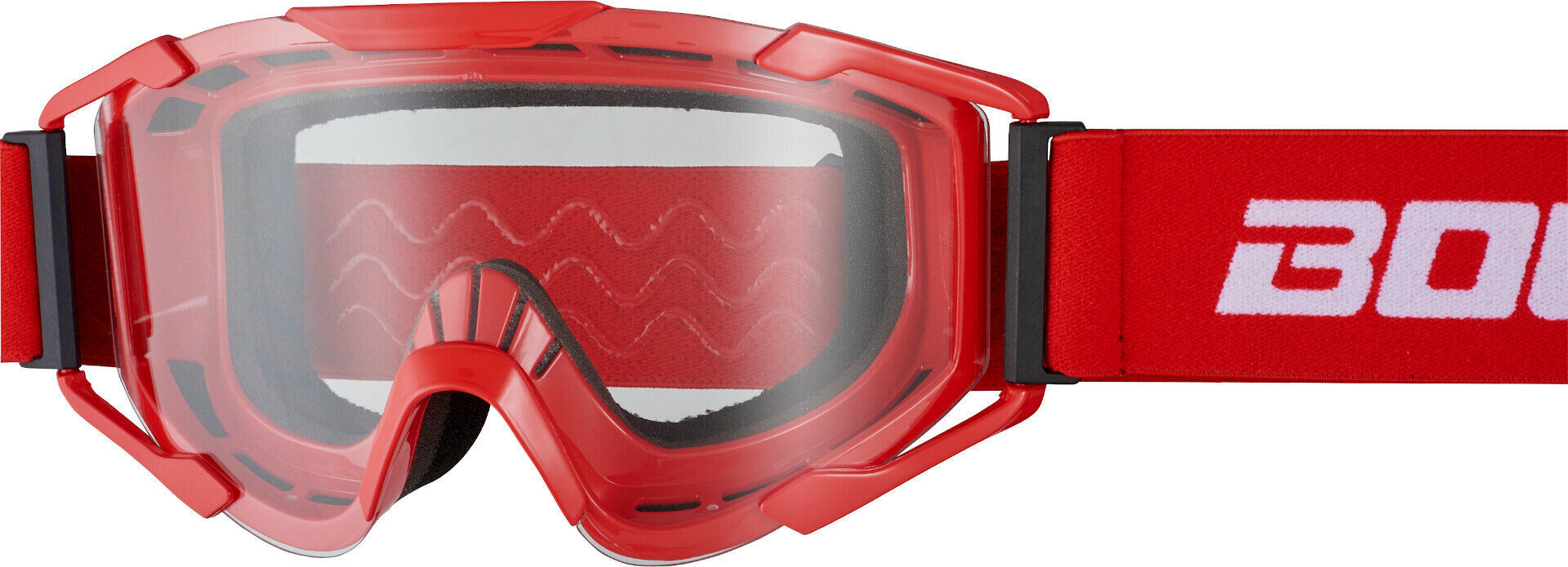 Bogotto B-St Motocross Goggles  - White Red