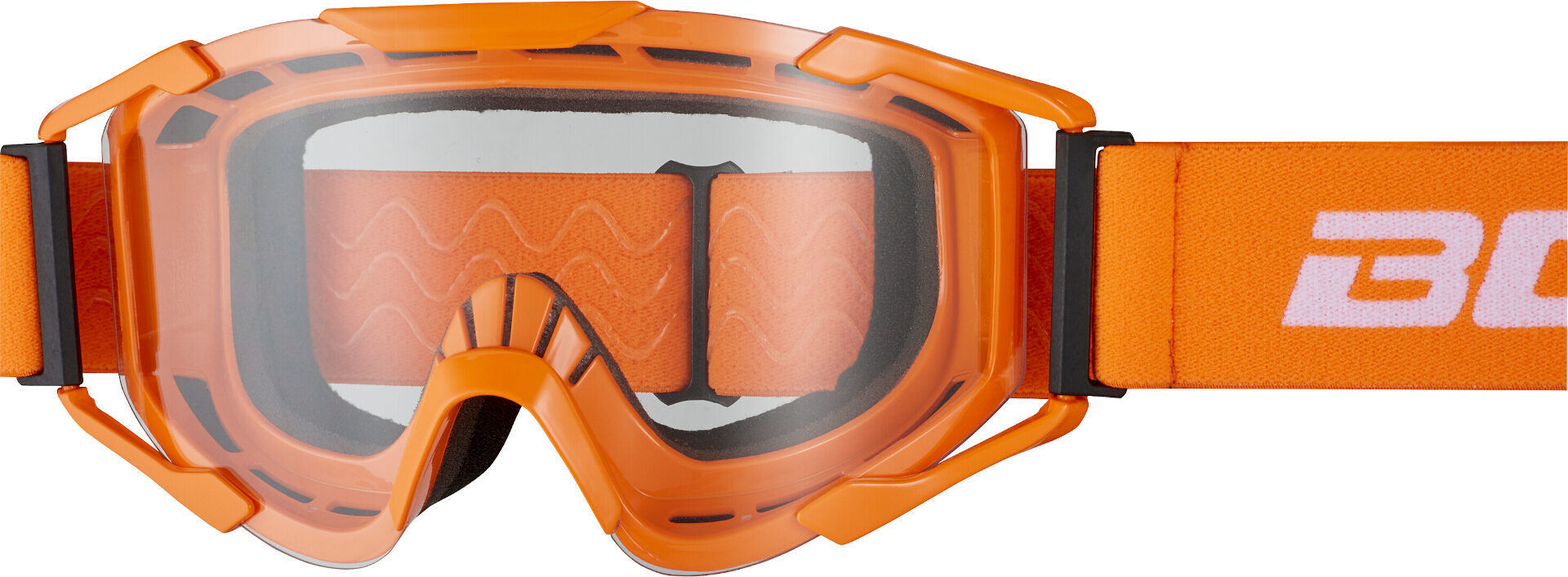 Bogotto B-St Motocross Goggles  - White Orange