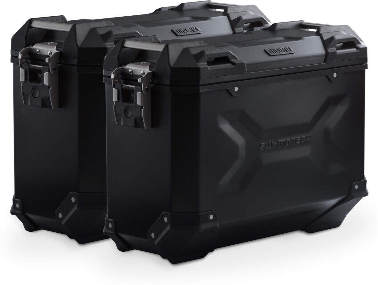 Sw-Motech Trax Adv Aluminium Case System  - Black. 37/37 L. Bmw F 900 R / Xr (19-).  - Schwarz