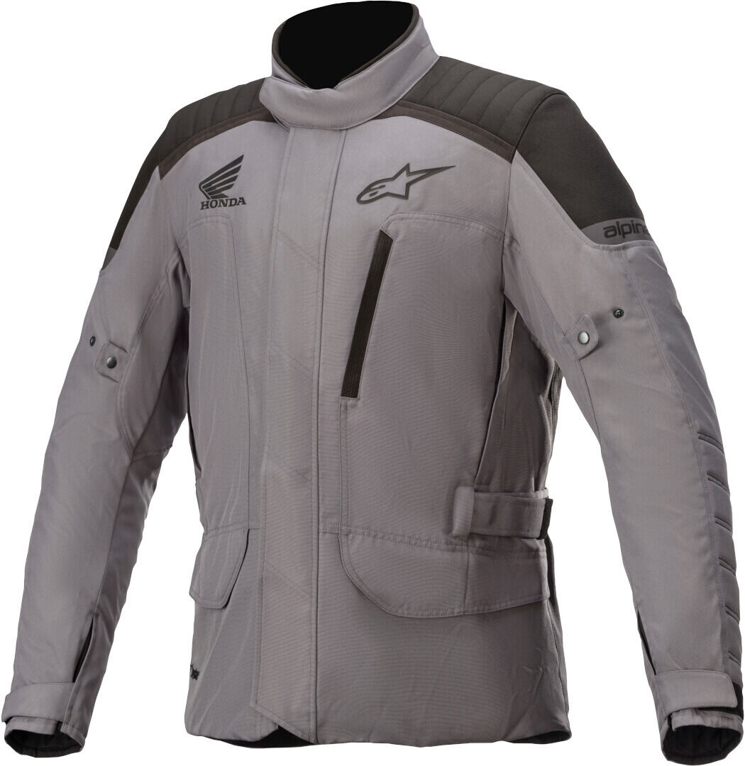 Alpinestars Honda Gravity Drystar Motorcycle Textile Jacket  - Black Grey