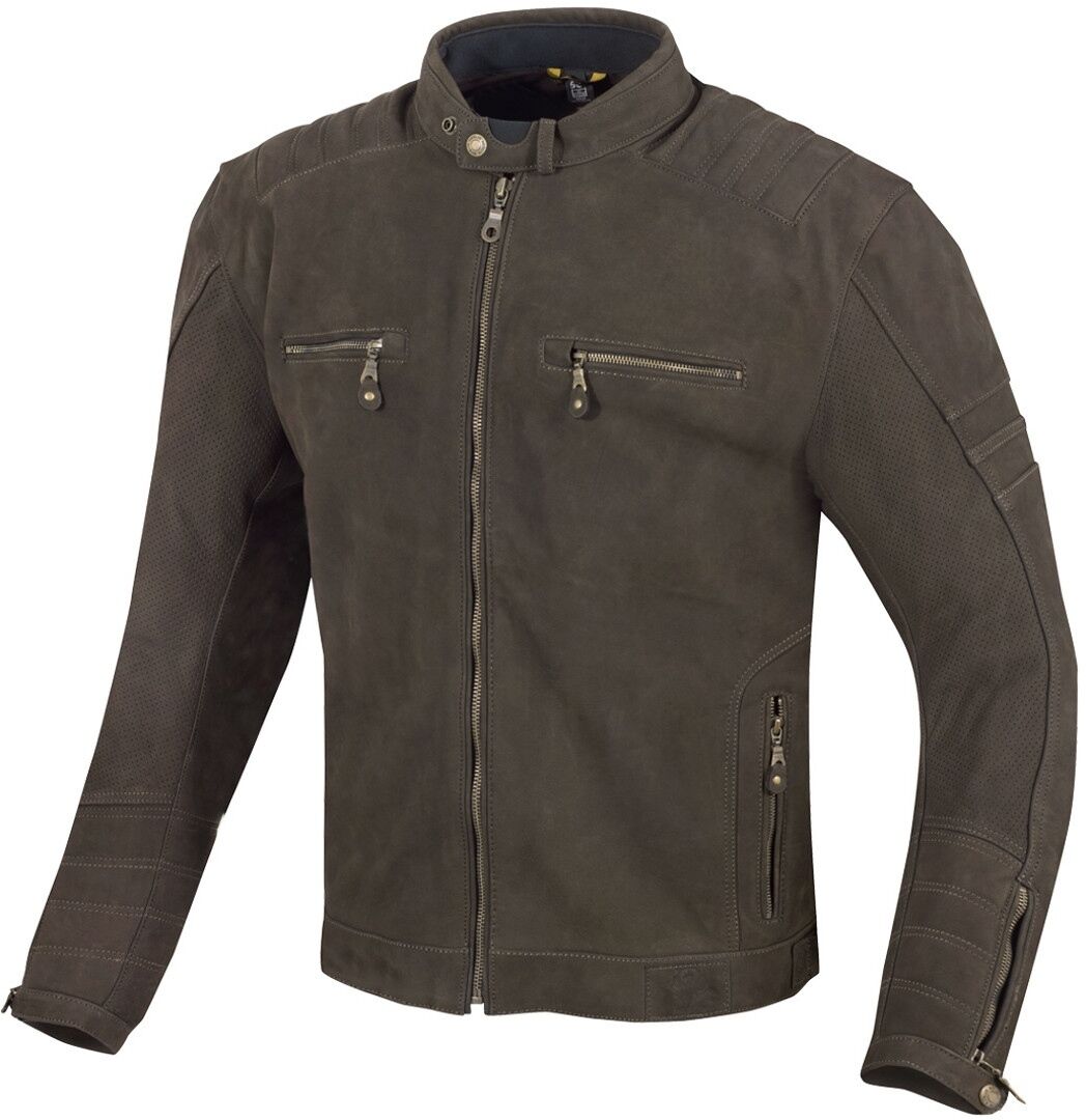 Merlin Miller Motorcycle Leather Jacket  - Brown