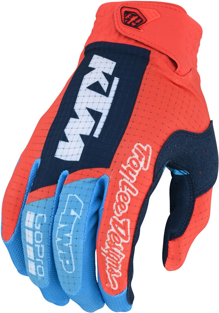 Lee Troy Lee Designs Air Ktm Youth Motocross Gloves  - Blue Orange