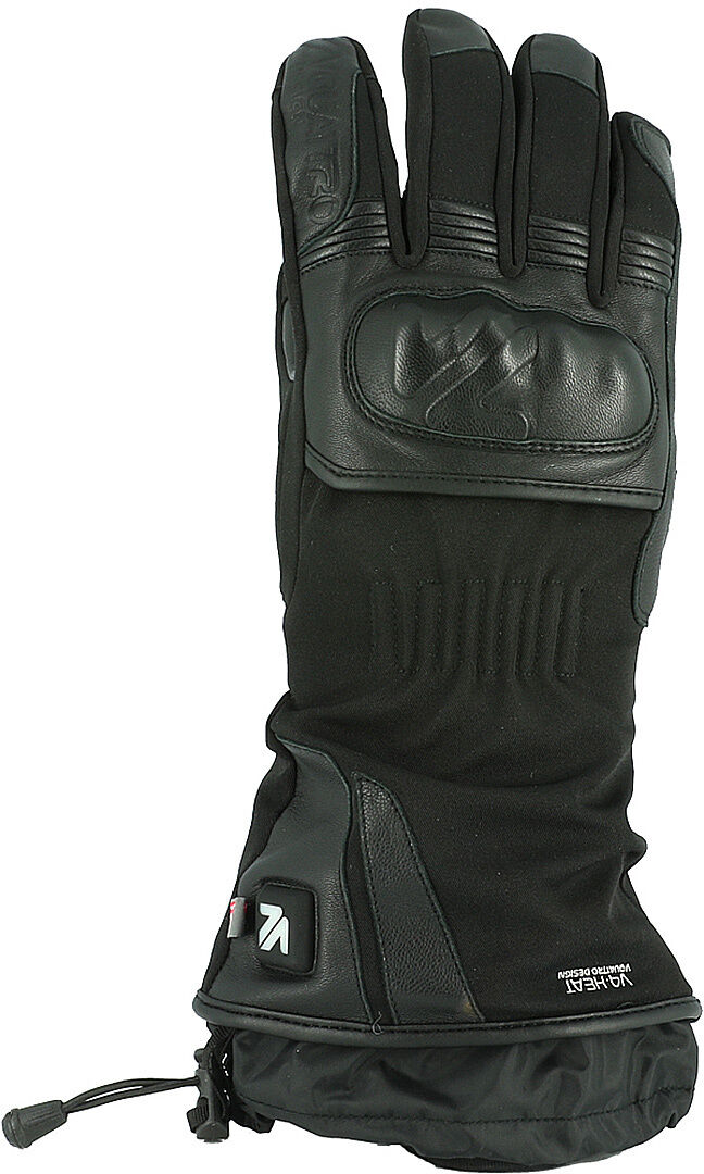 Vquattro Design Toundra Heated-Motorcycle-Gloves  - Black