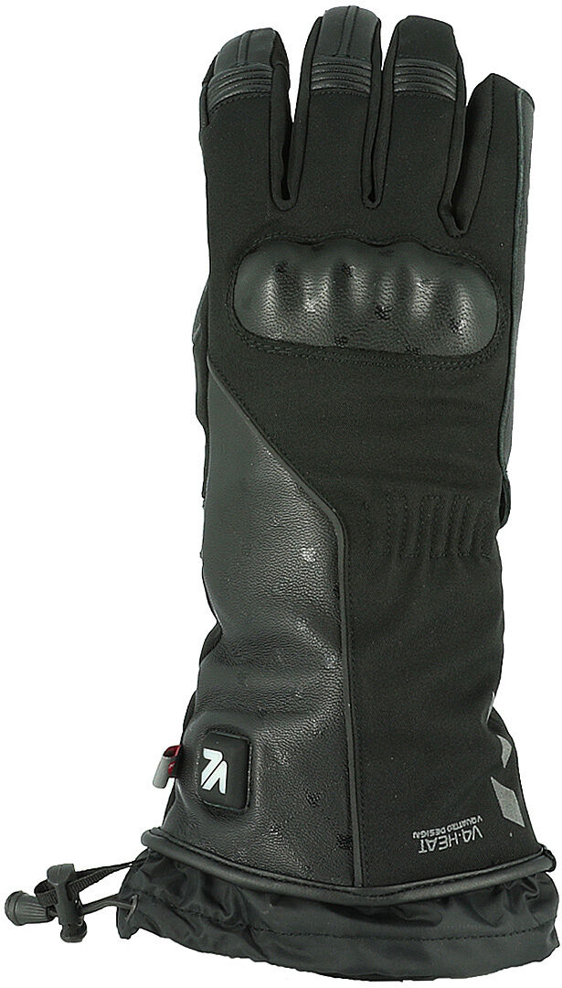 Vquattro Design Morgana Heated Motorcycle Gloves  - Black