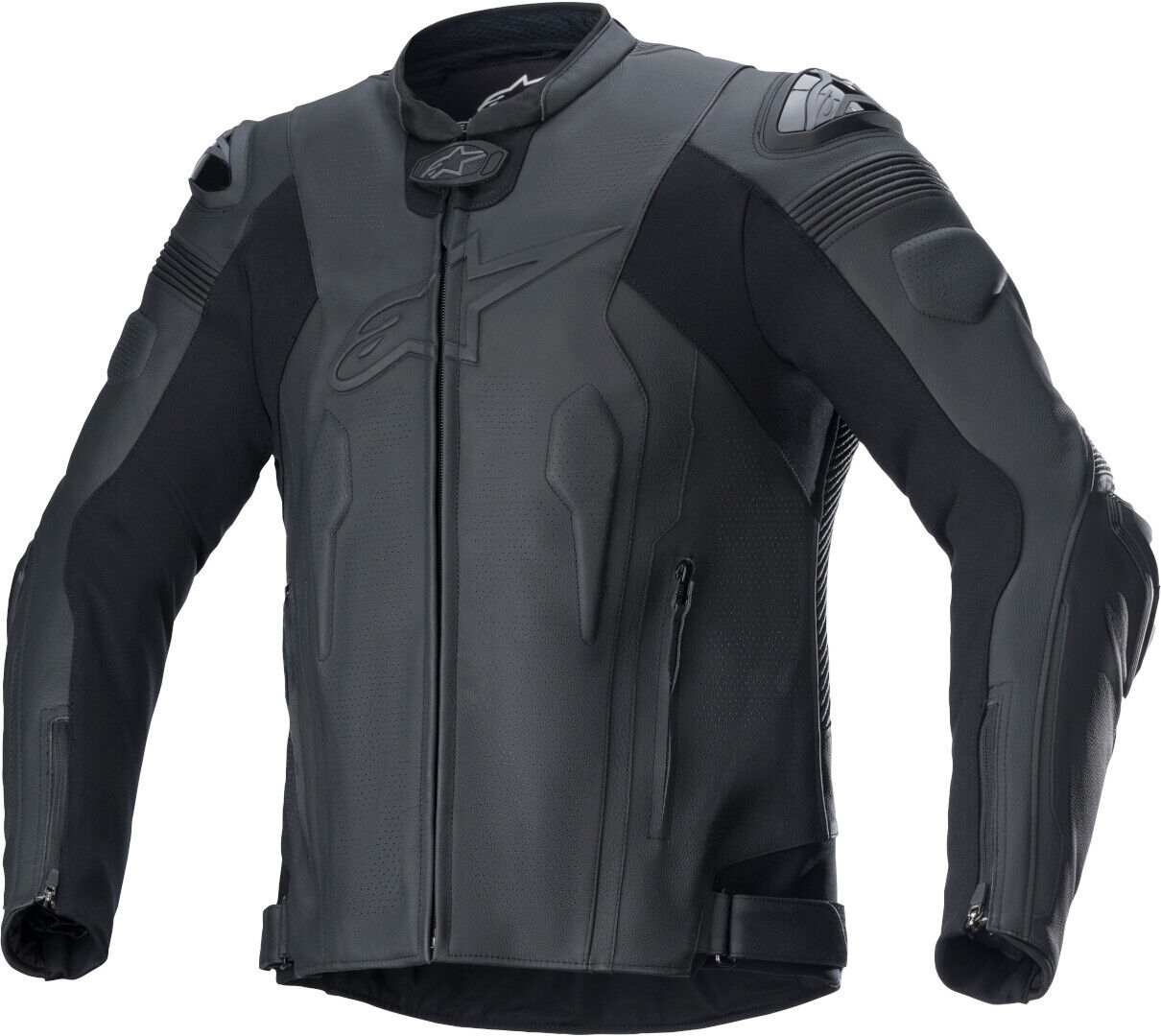 Alpinestars Missile V2 Airflow Motorcycle Leather Jacket  - Black