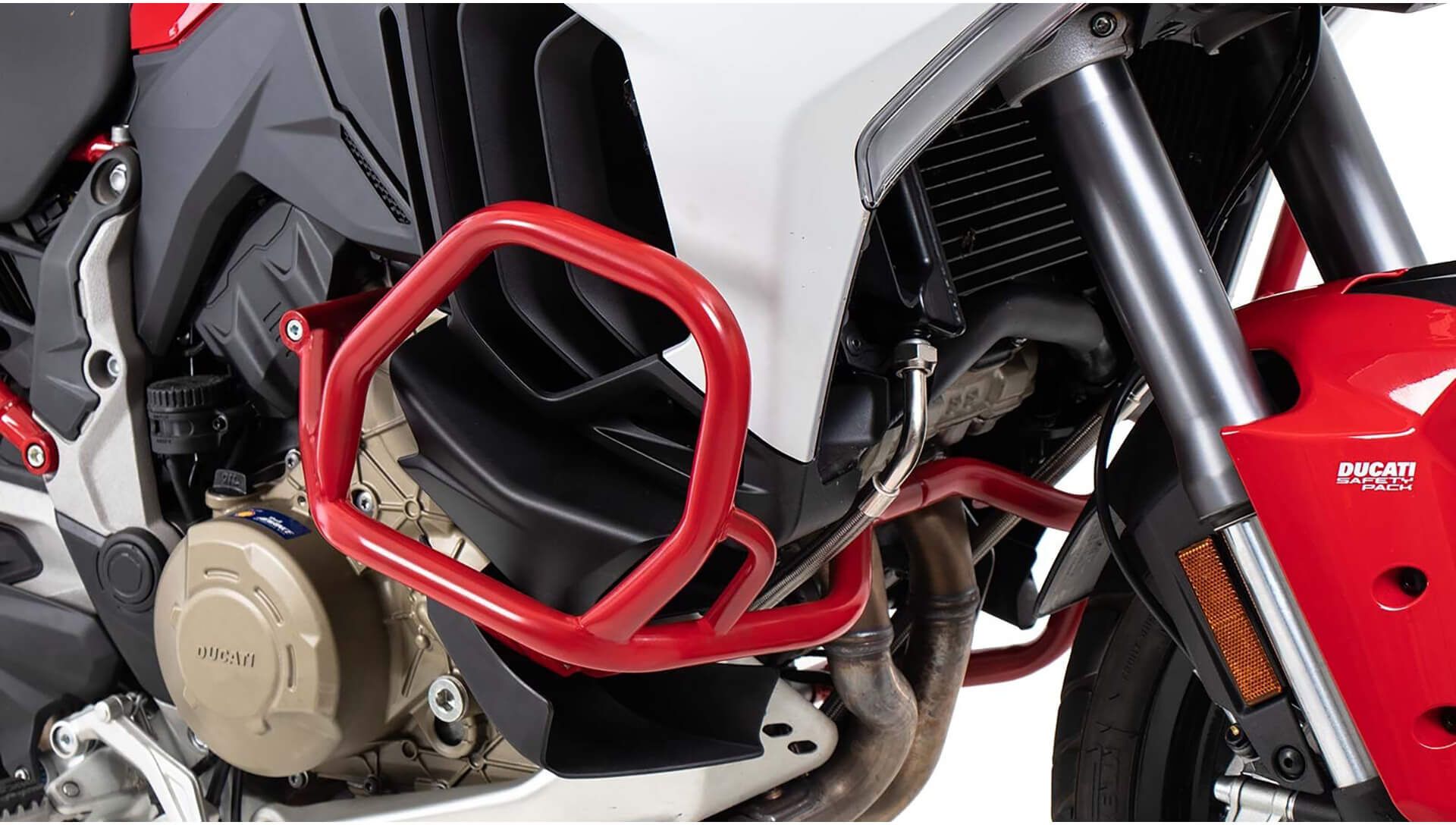 Becker Hepco & Becker Engine Guard Ducati Multistrada V4 / S / S Sport (2021-)  - Red