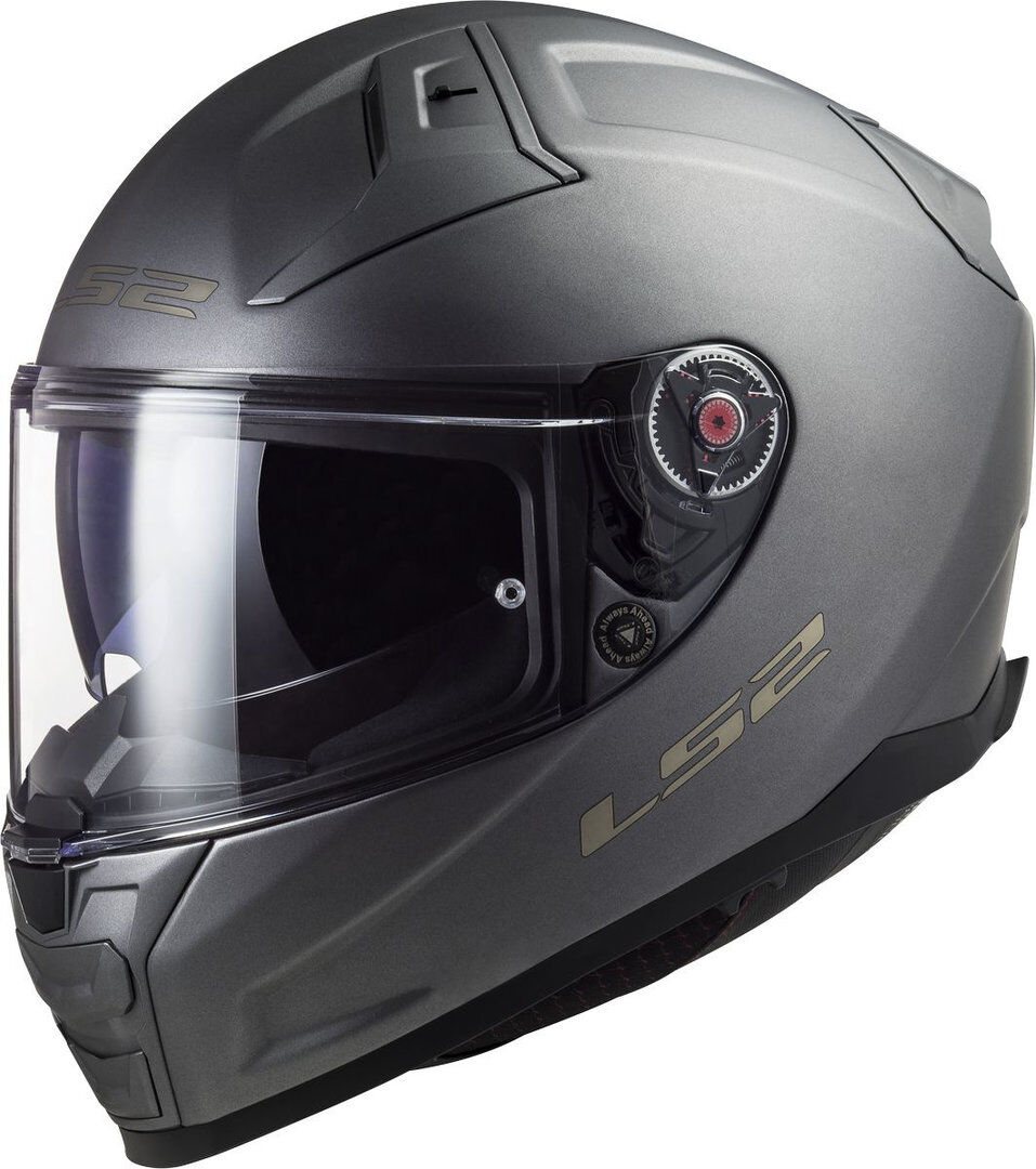 Ls2 Vector Ii Solid Helmet  - Silver