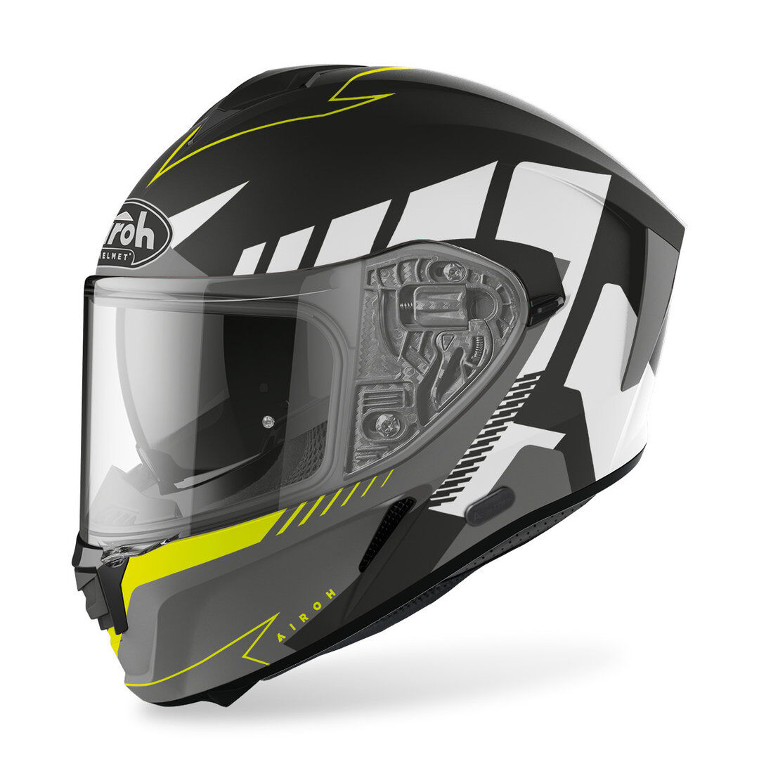 Airoh Spark Rise Helmet  - Black Yellow