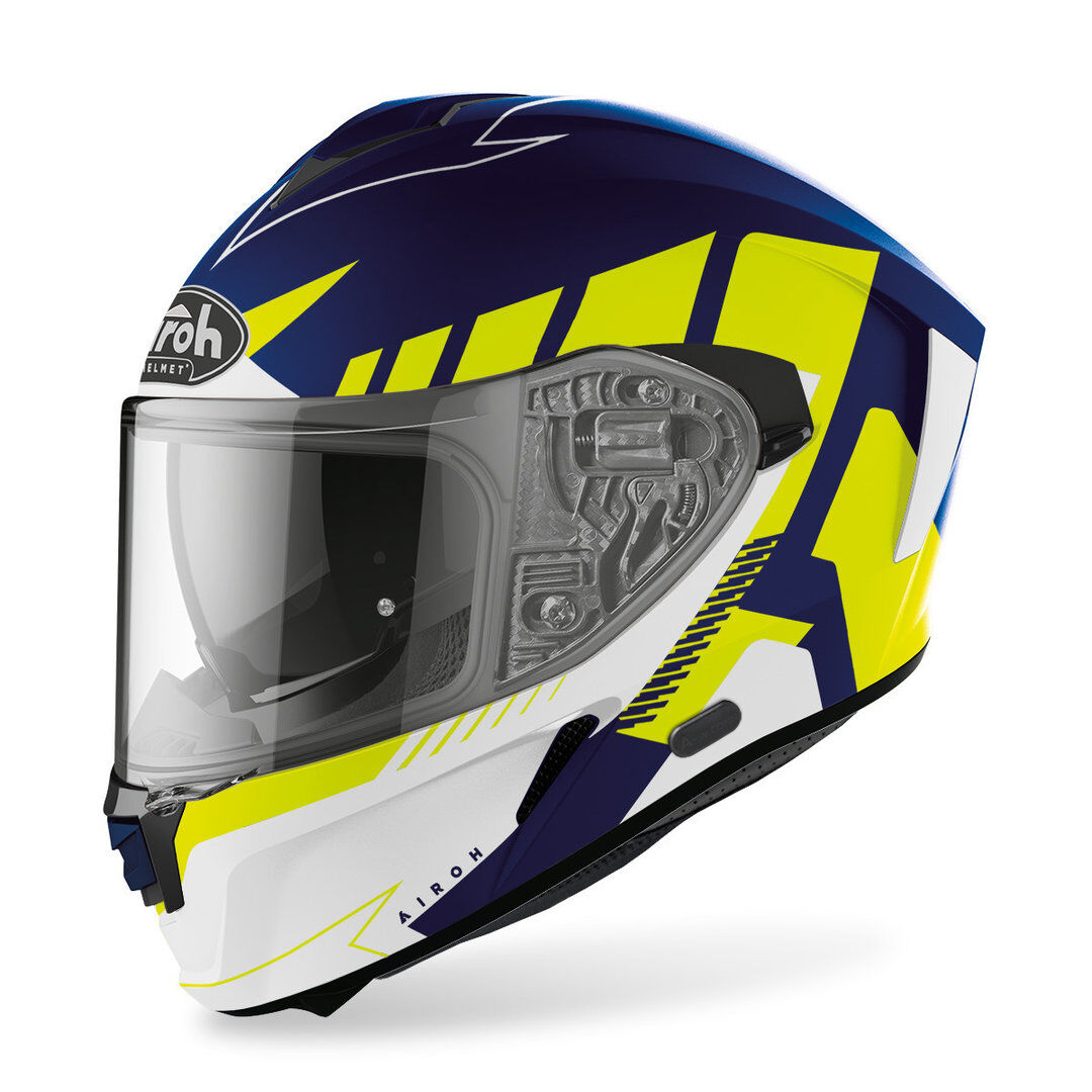 Airoh Spark Rise Helmet  - Blue Yellow