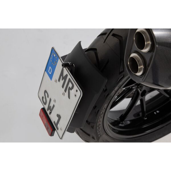 sw-motech porta targa - nero. bmw r 1200 gs (12-18). nero unica taglia