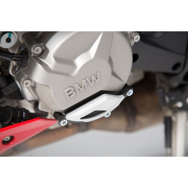 sw-motech protezione valigia motore  - nero/argento. bmw s1000r / rr / xr. nero argento unica taglia