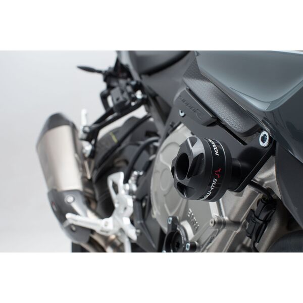 sw-motech kit slider telaio - nero. bmw s 1000 r (16-20).